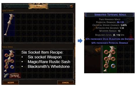 poe chance for 6 link